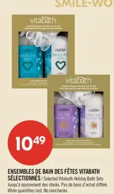 Pharmaprix Selected Vitabath Holiday Bath Sets offer