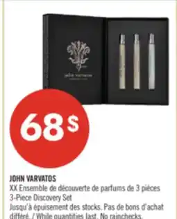 Pharmaprix JOHN VARVATOS XX 3-Piece Discovery Set offer
