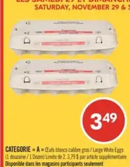 Pharmaprix Large White Eggs offer