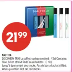 Pharmaprix NAUTICA DISCOVERY TRIO offer