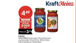 Pharmaprix CLASSICO TRADITIONNELLE Pizza (410 mL) or Pasta (410 mL - 600 mL) Sauce offer