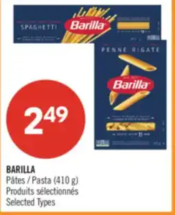 Pharmaprix BARILLA Pasta offer