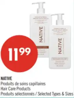 Pharmaprix NATIVE Hair Care Products offer