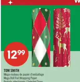 Pharmaprix TOM SMITH Mega Roll Foil Wrapping Paper offer