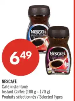 Pharmaprix NESCAFÉ Instant Coffee offer