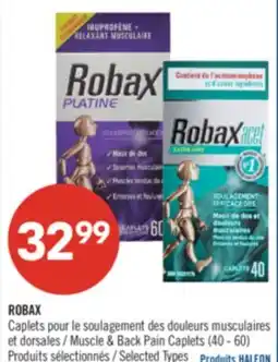 Pharmaprix ROBAX Caplets Muscle & Back Pain Caplets offer