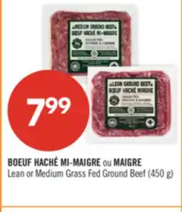 Pharmaprix Lean or Medium Grass Fed Ground Beef offer