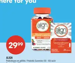 Pharmaprix ALIGN Probiotic Gummies (50-60) or Caplets (21-28) offer
