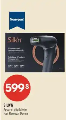 Pharmaprix SILK'N Hair Removal Device offer