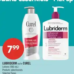 Pharmaprix LUBRIDERM or CUREL Lotions offer