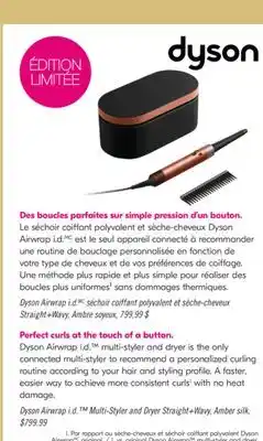 Pharmaprix Dyson Airwrap i.d. Multi-Styler and Dryer Straight+Wavy, Amber silk offer
