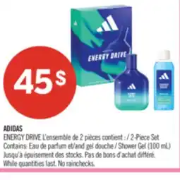 Pharmaprix ADIDAS ENERGY DRIVE 2-Piece Set Contains: Eau de parfum and Shower Gel (100 mL) offer