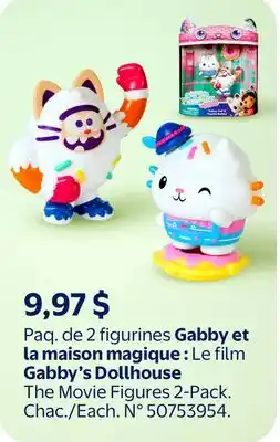 Walmart Gabby's Dollhouse The Movie Figures offer