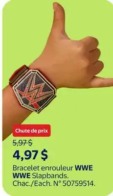 Walmart WWE Slap Bands offer
