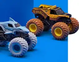 Walmart Hot Wheels Monster Trucks or Monster Jam 1:64 Scale 2-Pack Vehicles offer