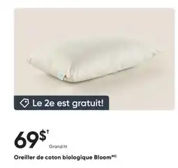 Dormez Vous Oreiller de coton biologique Bloom offer