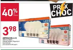 Matério AMPOULE DEL A-19 SYLVANIA offer