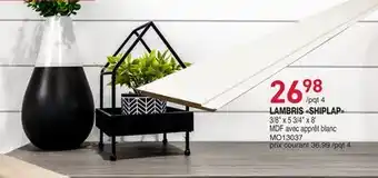 Matério LAMBRIS SHIPLAP offer