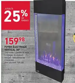 Matério FOYER ÉLECTRIQUE VERTICAL 38 1500 watts offer