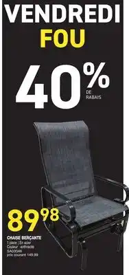 Matério CHAISE BERÇANTE offer