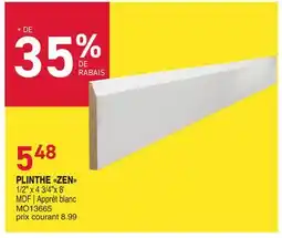 Matério PLINTHE ZEN offer