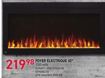 Matério FOYER ÉLECTRIQUE 42 offer