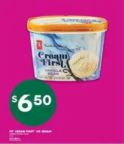 No Frills PC Cream First Ice Cream offer