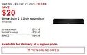 Costco Bose Solo 2 2.0 ch soundbar offer
