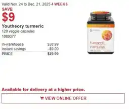 Costco Youtheory turmeric offer