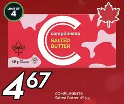 Sobeys Compliments salted butter offer
