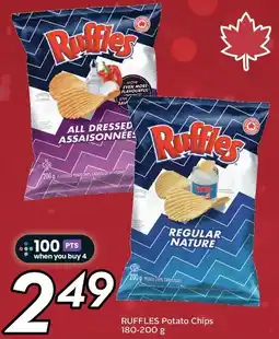 Sobeys Ruffles potato chips offer