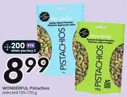 Sobeys Wonderful pistachios offer