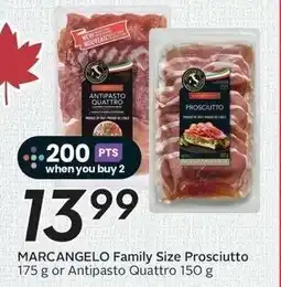 Sobeys Marcangelo family size prosciutto offer