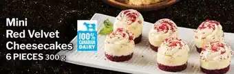 M & M Food Market Mini Red Velvet Cheesecakes 6 PIECES offer