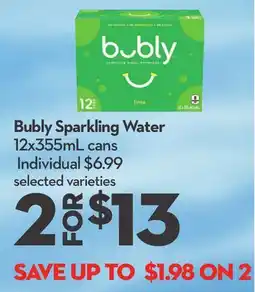 Longo's Bubly Sparkling Water offer