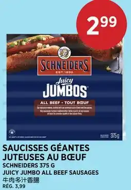 Kim Phat SCHNEIDERS JUICY JUMBO ALL BEEF SAUSAGES offer