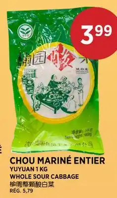 Kim Phat YUYUAN WHOLE SOUR CABBAGE offer