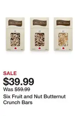 TSC Stores Six Fruit and Nut Butternut Crunch Bars offer