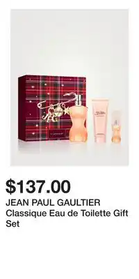 Holt Renfrew JEAN PAUL GAULTIER Classique Eau de Toilette Gift Set offer