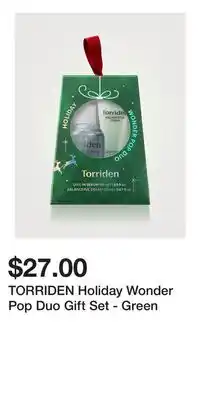 Holt Renfrew TORRIDEN Holiday Wonder Pop Duo Gift Set - Green offer