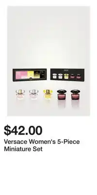 Holt Renfrew Versace Women's 5-Piece Miniature Set offer