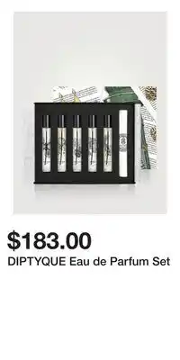 Holt Renfrew DIPTYQUE Eau de Parfum Set offer
