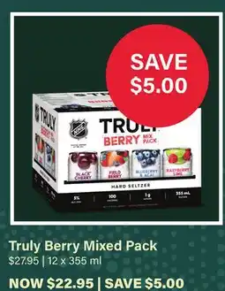 LCBO Truly Berry Mixed Pack offer