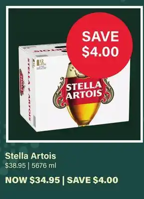 LCBO Stella Artois offer