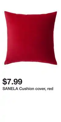 IKEA SANELA Cushion cover, red offer