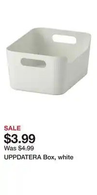 IKEA UPPDATERA Box, white offer