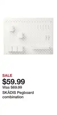 IKEA SKÅDIS Pegboard combination offer
