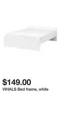 IKEA VIHALS Bed frame, white offer