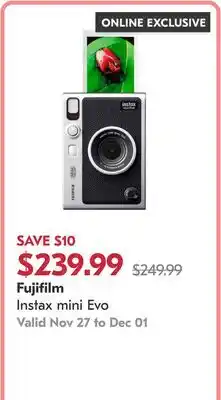 Shoppers Drug Mart Instax mini Evo offer