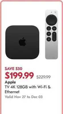 Shoppers Drug Mart TV 4K 128GB with Wi-Fi & Ethernet offer